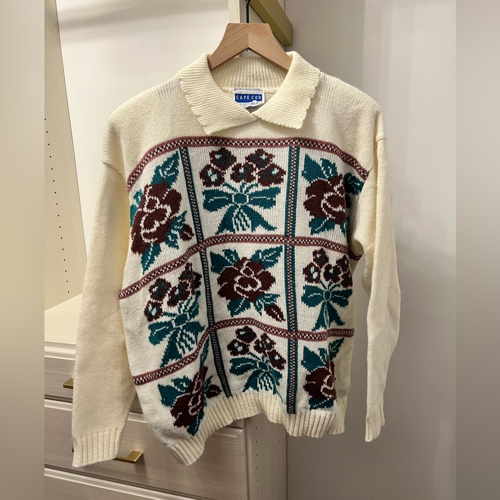 Cape Cod Sportswear Collared Sweater